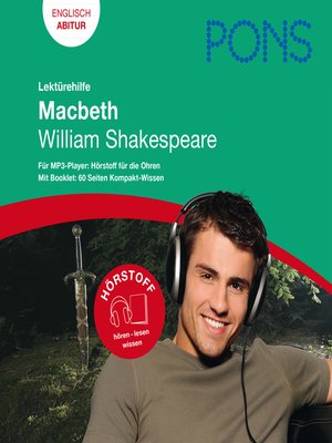 cover image of PONS Lektürehilfe--William Shakespeare, Macbeth